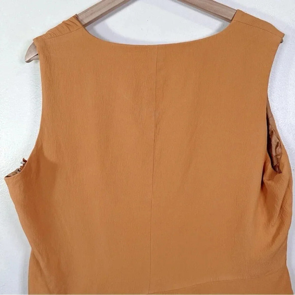 Jacques Vert Womens Size 16 Drape Asymmetric  Sleeveless Blouse - Picture 10 of 12